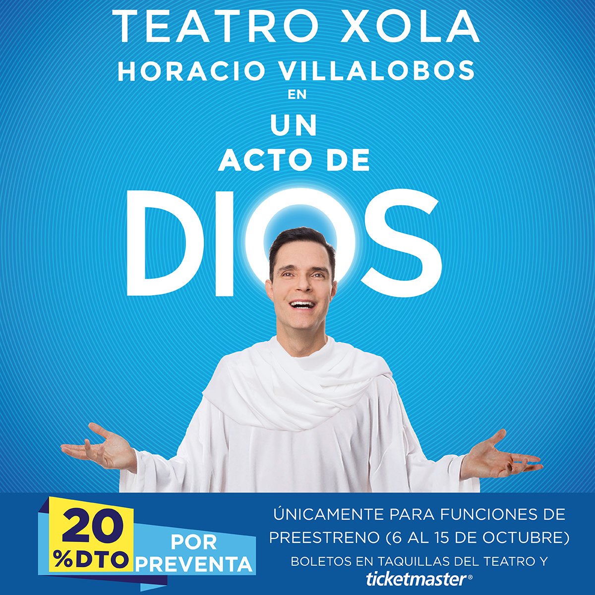 UnActoDeDios's tweet photo. Hijos míos, buenos días. #FelizSábado ☀☀☀
Les recuerdo que HOY tengo 2 funciones de #UnActoDeDios 6 y 8 PM 🎭🎭🎭
https://t.co/3hbpHA5yJf 🎟🎟🎟 https://t.co/d5JDuAOrCG