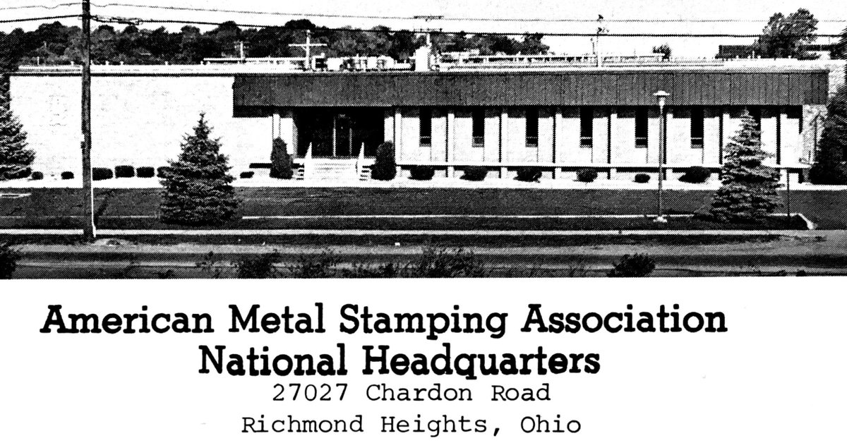 PMATalk's tweet photo. Back in 1972, we broke ground on our old HQ in Richmond Heights (outside Cleveland) #PMA75 https://t.co/gTGmnfbIYl