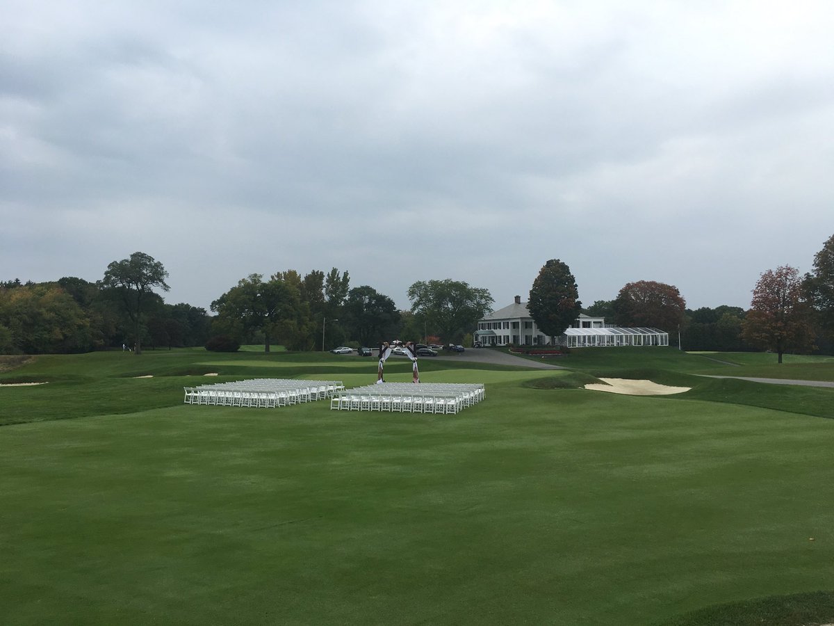 1st ever nuptials on the Bruce Hepner designed short game area built by <a href="/masgolfconst/">Matthew Staffieri</a>