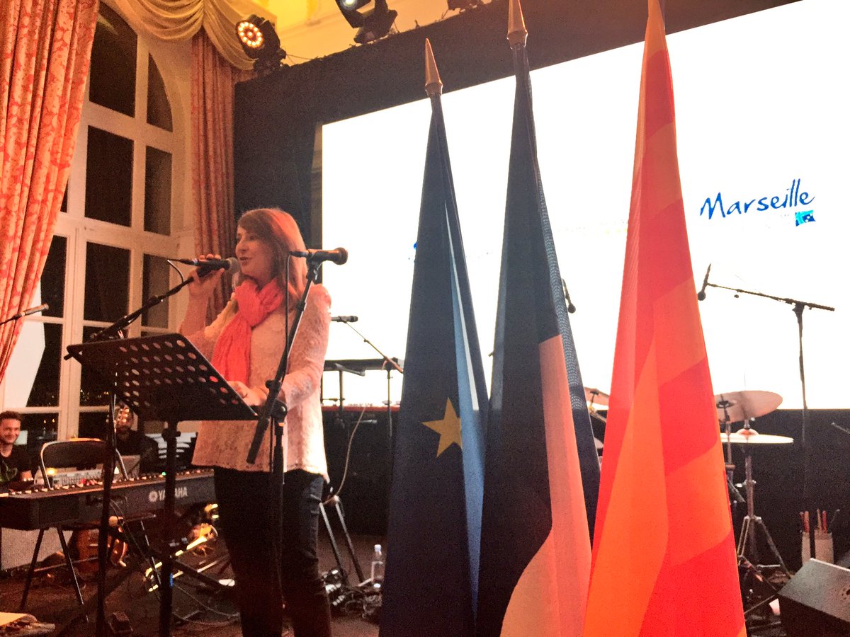 CRT_RegionSud's tweet photo. Discours de bienvenue au Palais du Pharo dont Jennifer salles, Vice Présidente du #CRTPACA #Francemed2017 https://t.co/z4tfL35AC8