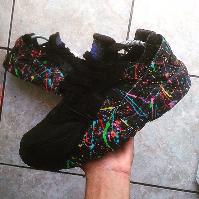 splatter huaraches