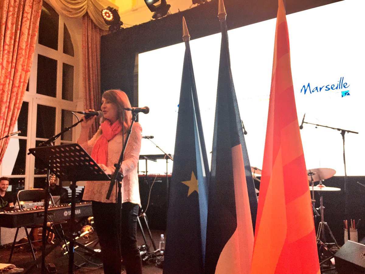 SouthofFrance's tweet photo. Welcome speeches at the Pharo Palace, including Jennifer Salles #CRTPACA Vice Presidente #Francemed2017 https://t.co/YC22sS1awy