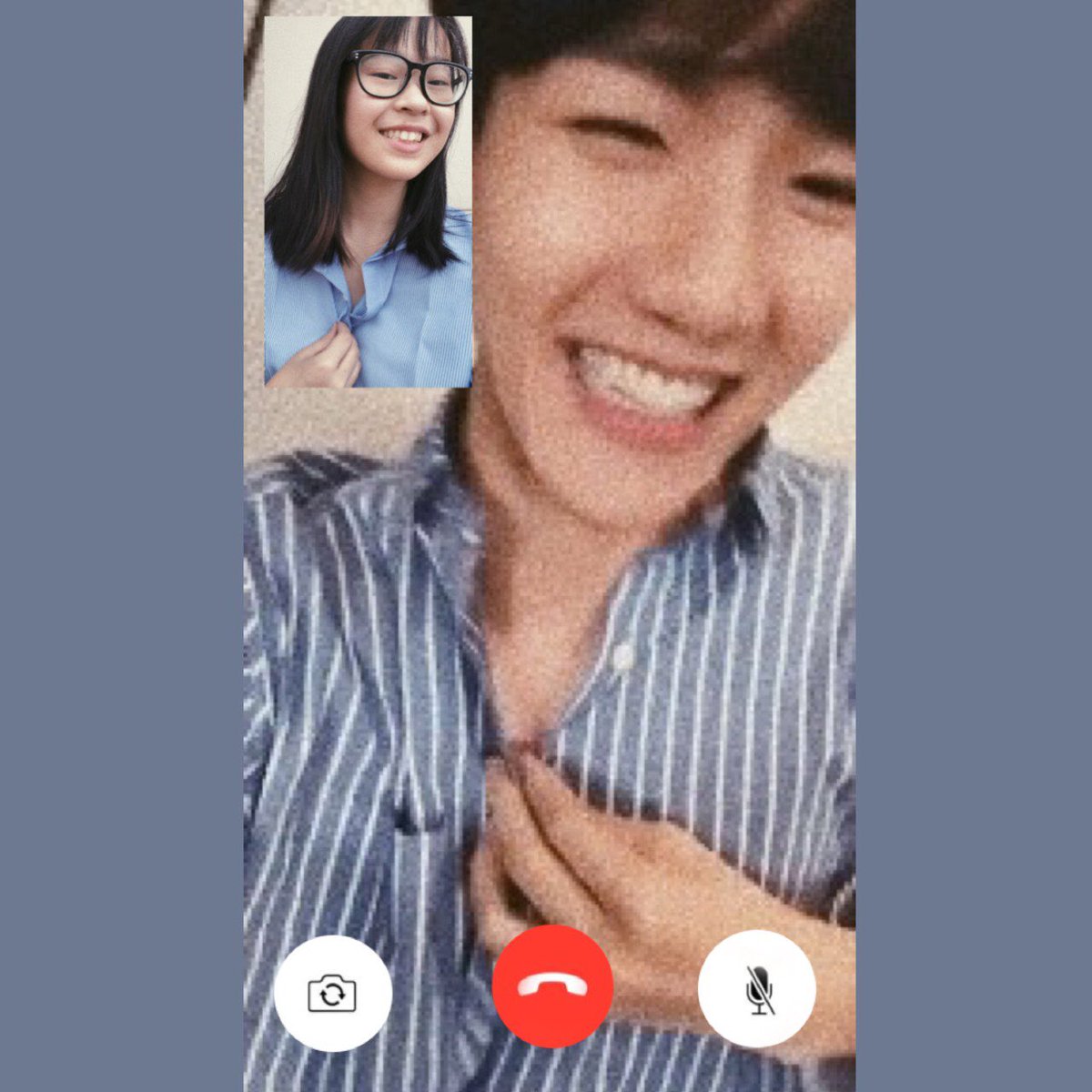 chanbaekinc's tweet photo. — he went thru 5,286 km just to see our matching clothes💙✈️ —

#EXOLSelcaDay https://t.co/PsPywbfbkT