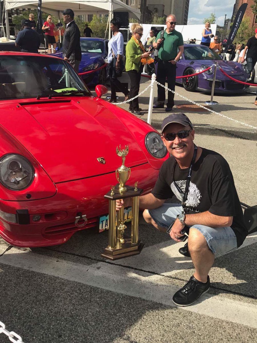 ErieCoast's tweet photo. Eriecoast’s own Jody James wins Trophy 🏆 at #carsincle today! Congrats JJ https://t.co/DsfSBJx9Si