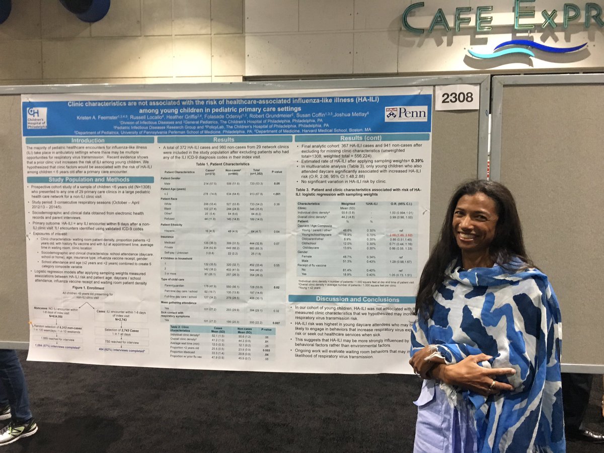 <a href="/CHOP_CPCE/">CHOP_CPCE</a> HA-ILI may be more strongly associated with behavioral factors compared to environmental factors #IDWeek2017 #HAI