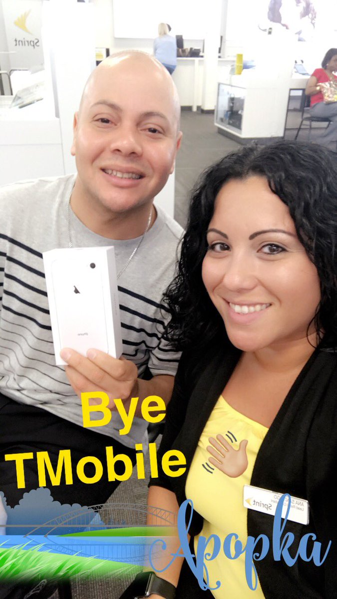analove7's tweet photo. #HappyCustomer switching over daily @Sprint7378 because we guarantee the best price for #iPhone8 #unlimitedfreedom #EliteExperience https://t.co/CVwiuGahsK