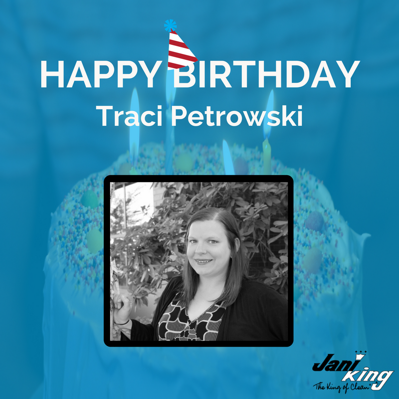 JANIKINGOR's tweet photo. Happy Birthday to our own Traci Petrowski! Thanks for being a valued member of the #JaniKing team! #happybirthday #birthdaywishes #janiking https://t.co/KEx48bXGFS