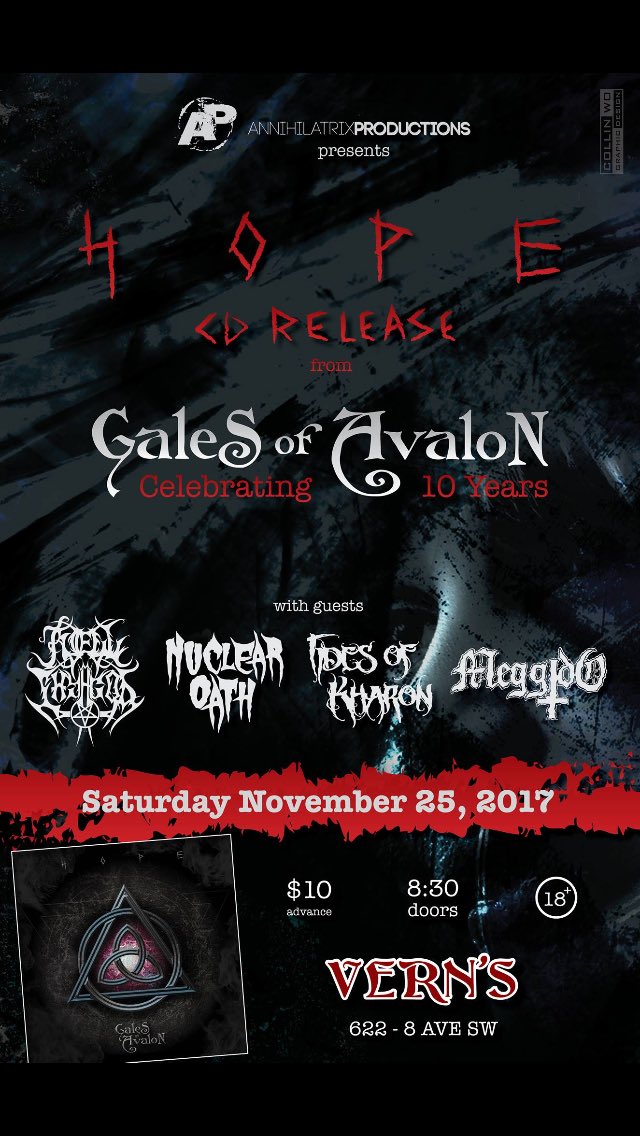 Cd Release/10 year anniversary!! Hope to see you there!! #10yearsold #nevertoooldtoparty #hope #albertametal