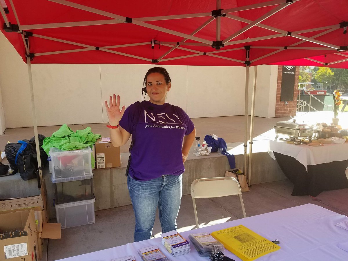 NewEco4Women's tweet photo. And so it begins! The staff and volunteers are ready for all our beautiful families! Let's go! #CREATE2017 #IamChange #event #empower https://t.co/ceIlQOy6qc