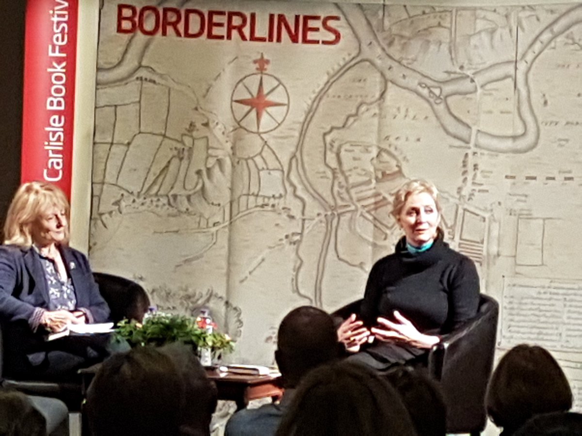borderlinesfest's tweet photo. The Saturday teatime slot has @SueCumbria in conversation with @MarieElsaBragg discussing her novel #Melbreak https://t.co/A4TR34GhFD