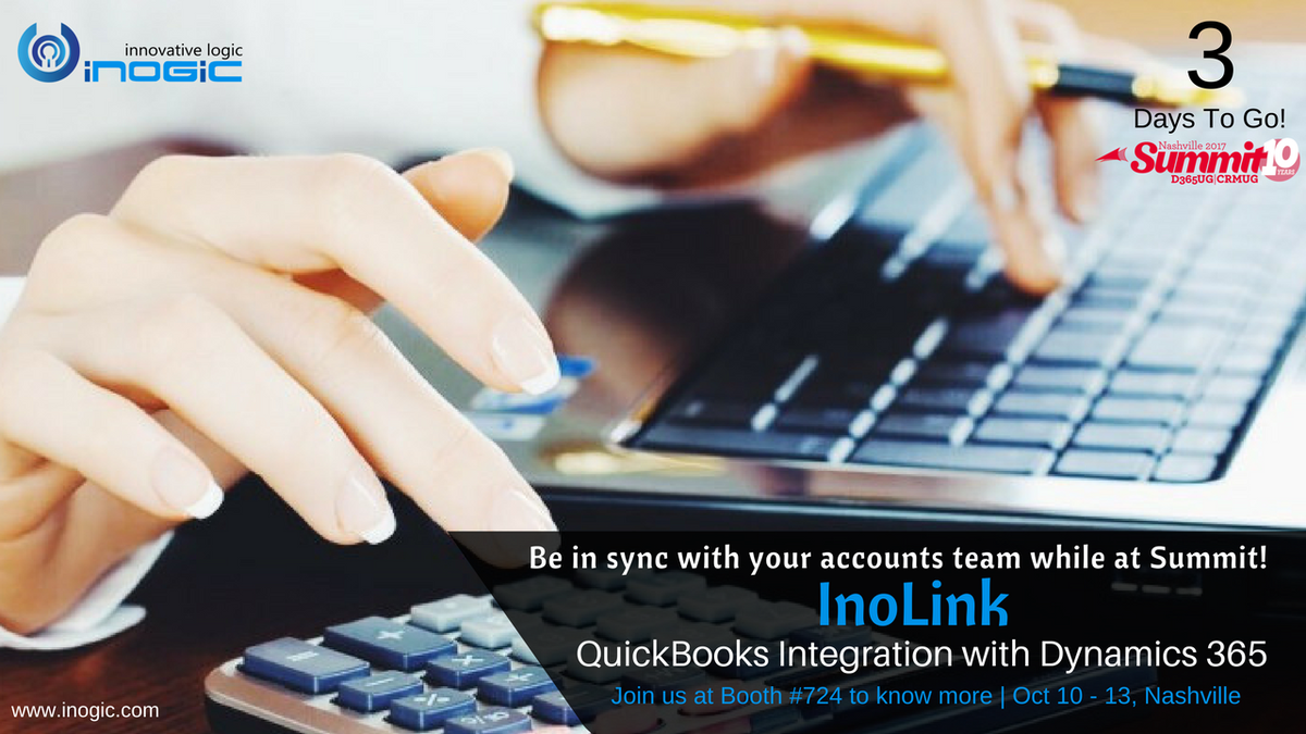 inogic's tweet photo. New to #MSDyn365? Locate our experts at booth # 724 to have all your queries answered #CRMUGSummit #countonsummit 3 days to go #msdyncrm https://t.co/pwHIBCs41W