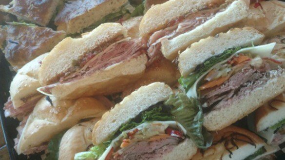 theoriginal42nd's tweet photo. We love making platters! Sandwich Platters starting at $36.  Call by 3:00 for pick up the next day.  https://t.co/I950dzFGG8 https://t.co/Bt8KbnEaG0