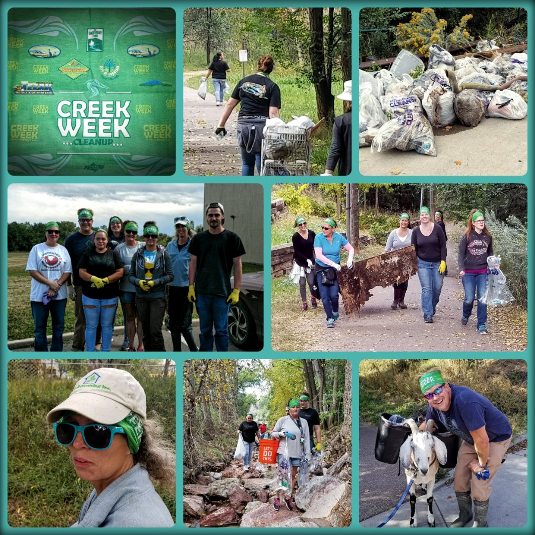 <a href="/CSHBA/">CSHBA</a> #CreekWeekCleanUp was a great success! 50+ volunteers removed over 100 bags of trash, made new friends, and met a #Goat.