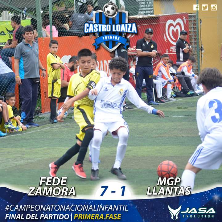 #CampeonatoNacionalInfantil | Resultados

Gran victoria de FEDE Zamora frente a MGP Llantas en la categoría sub 12