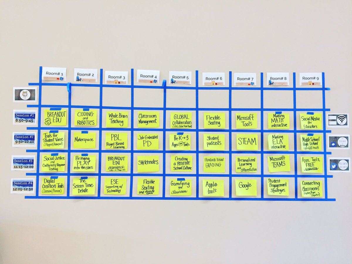 I ❤️#edcampTB! #boardobsessed #checkoutthesesessions @edcamptampabay @edcampusa #wemissMM