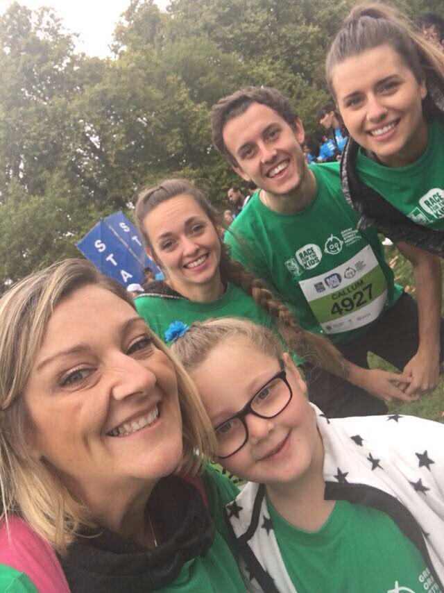 QV_Polly's tweet photo. Loved getting round the @GreatOrmondSt kids 5k race with these beauties @softcat @EllieSionIT @Qlik_UK https://t.co/19rs3i9FXy