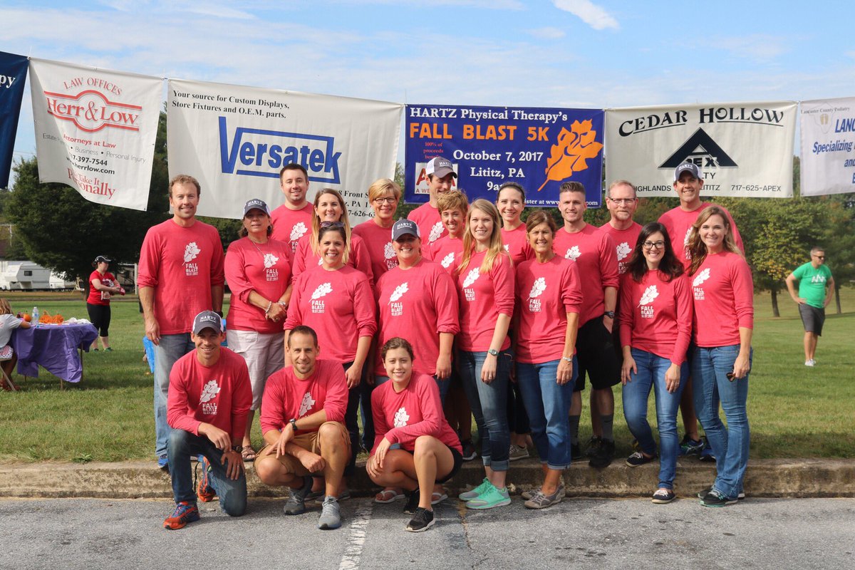 bhartz7's tweet photo. 2017 HARTZ PT Fall Blast!!! Best staff ever. #hartzpt #ptmonth #awa https://t.co/90aeB9xh4x