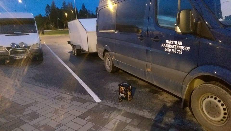 jamracingnet's tweet photo. ...Ek:lla ulosajossa, maaliin kuitenkin päästiin ! Onnittelut palkituille!! #rantaralli #120 #jaripiirainen https://t.co/tk7ywqwjVk