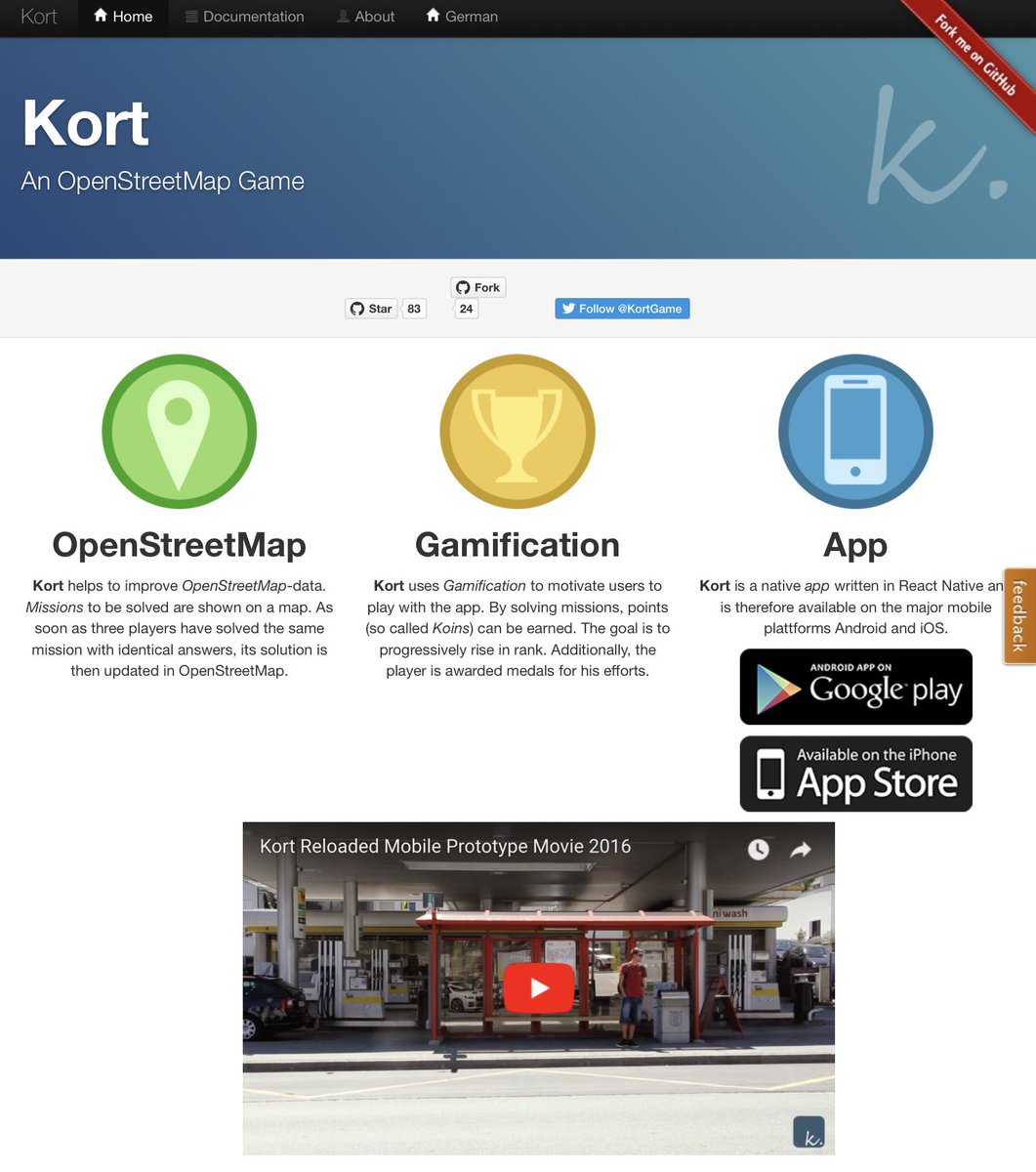 geoviews's tweet photo. Kort: An @openstreetmap Game https://t.co/BnV7pGd7nH #gamification #opendata #maps #cartography #gis #crowdsourcing https://t.co/Amasmw29MP