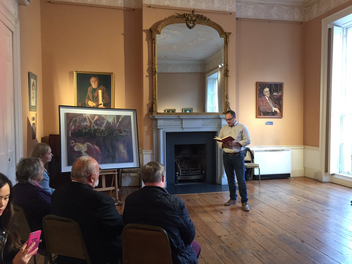 OC_Gallery's tweet photo. Honoured to have been involved in the donation of Gerald Davis' 'It's Fireworks' by his family to @JamesJoyceCentr. #geralddavis https://t.co/k7qXAZ0axo