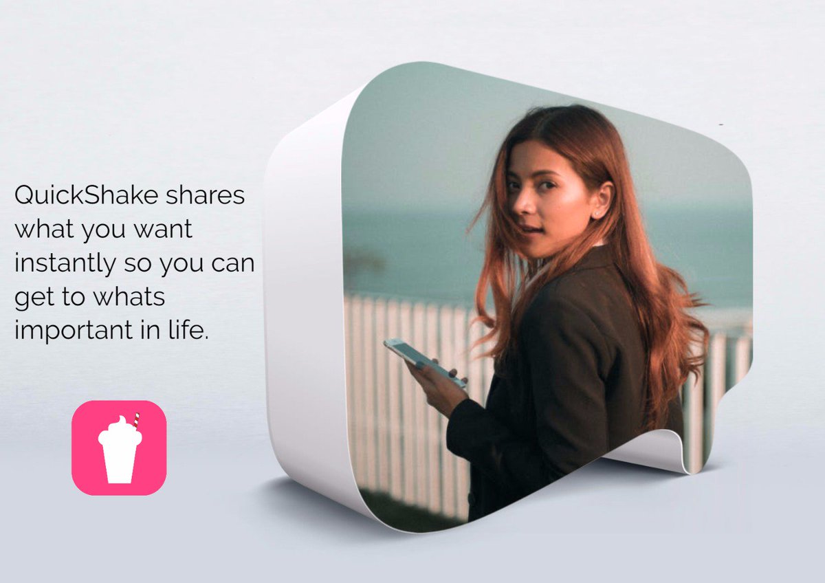 Connect_Faster's tweet photo. Whenever I am on a new team like a group project or I join a club, the first thing I do now is connect with everyone on #QuickShake. https://t.co/oCGt3y0i6H