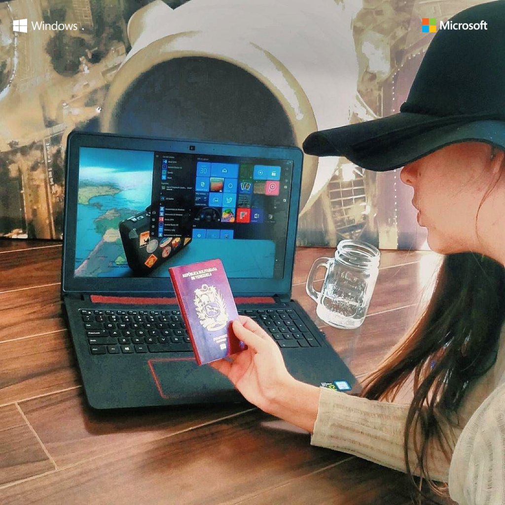windows_latam's tweet photo. Nuestra #WindowsFan Karen Rossel se prepara para una nueva aventura, ¡atrévete tú también e #IniciaAlgoNuevo! https://t.co/M04tMHDhDx https://t.co/1STG439DvL
