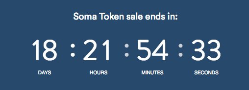 SomaEcomm's tweet image. Only 18 days left to to contribute to the Soma community Don't miss your chance in being part of the next revolution in C2C #Blockchain #ICO