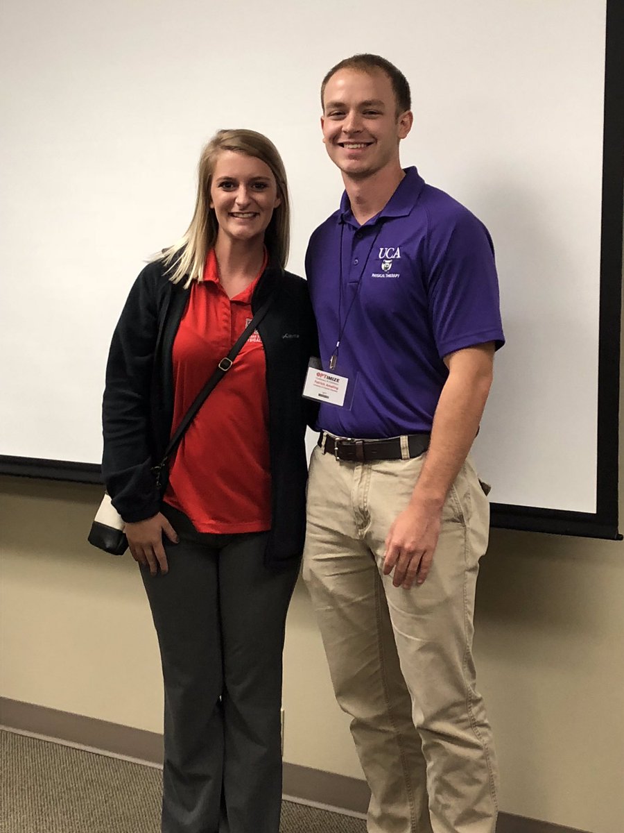 AR_PTA's tweet photo. Patrick Ameling from @UCADPT is our new SSIG president and Katie Sellers from #AState is the new SSIG director #ArPTASSIG #Optimize2017 https://t.co/e54Ijw589f