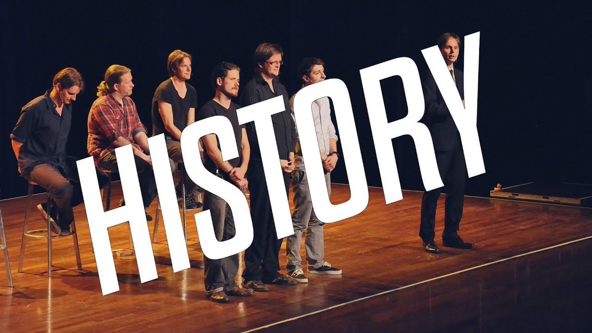 An expert on history turns out to have a few theories of his own. youtu.be/n2mqSOu04qE #improv #comedy