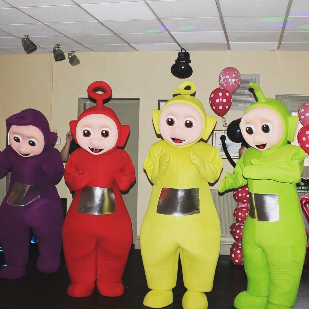 Isla’s surprise visit from the Teletubbies we hope you enjoyed your party 🎈