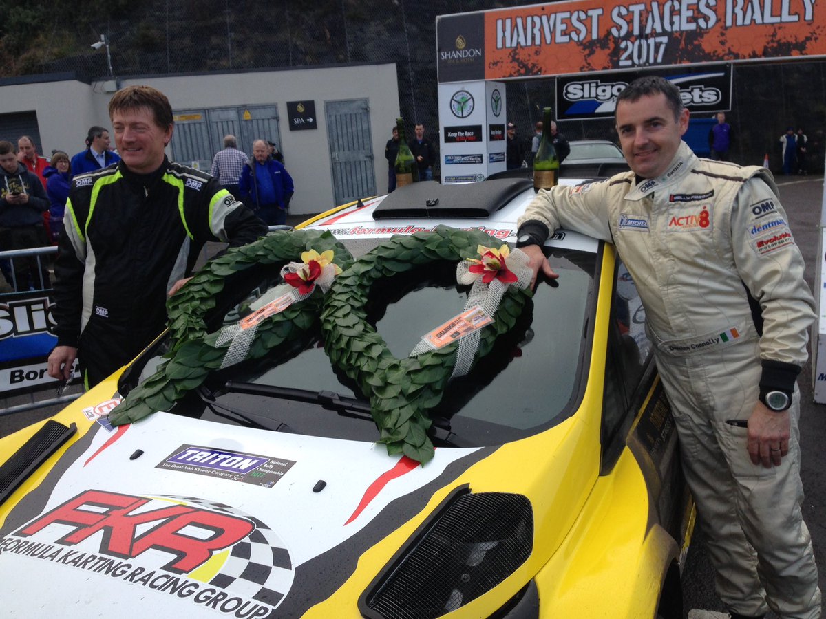 Winners Peader Hurson &amp; <a href="/Damien_Dentman/">Damien Connolly</a> 🏁🏁🏁🏆🏆😀😀