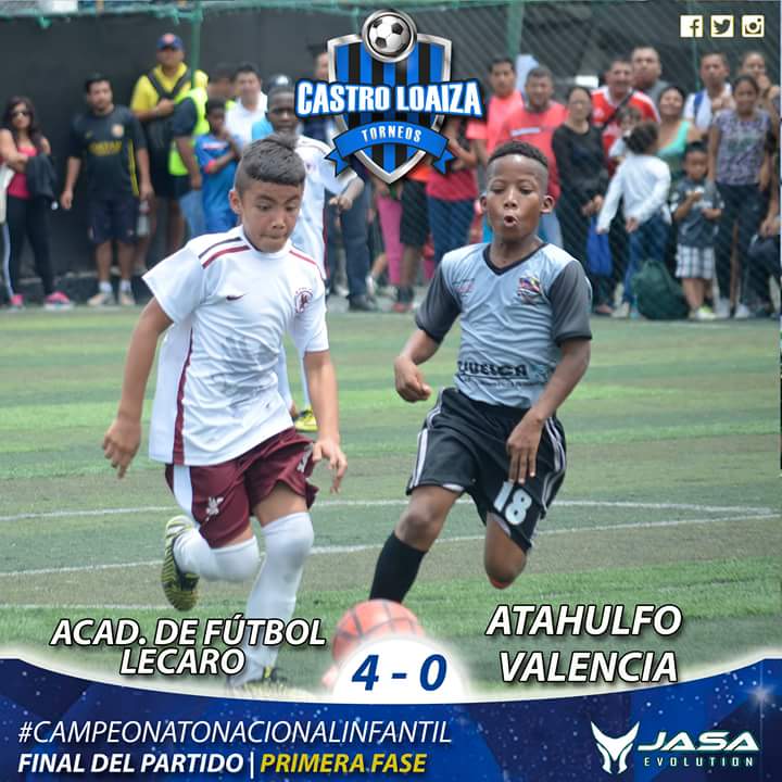 #CampeonatoNacionalInfantil | Resultados

La escuela de Fútbol Lecaro tuvo un debut soñado en el Campeonato Nacional.