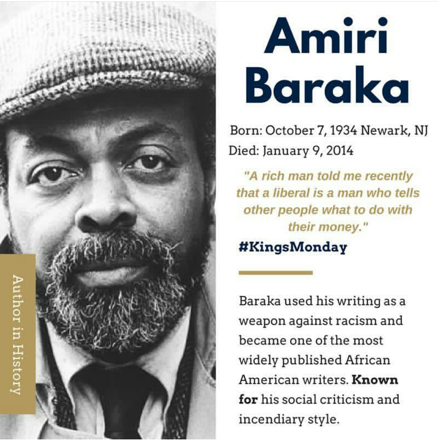 Happy Birthday Amiri Baraka!! 