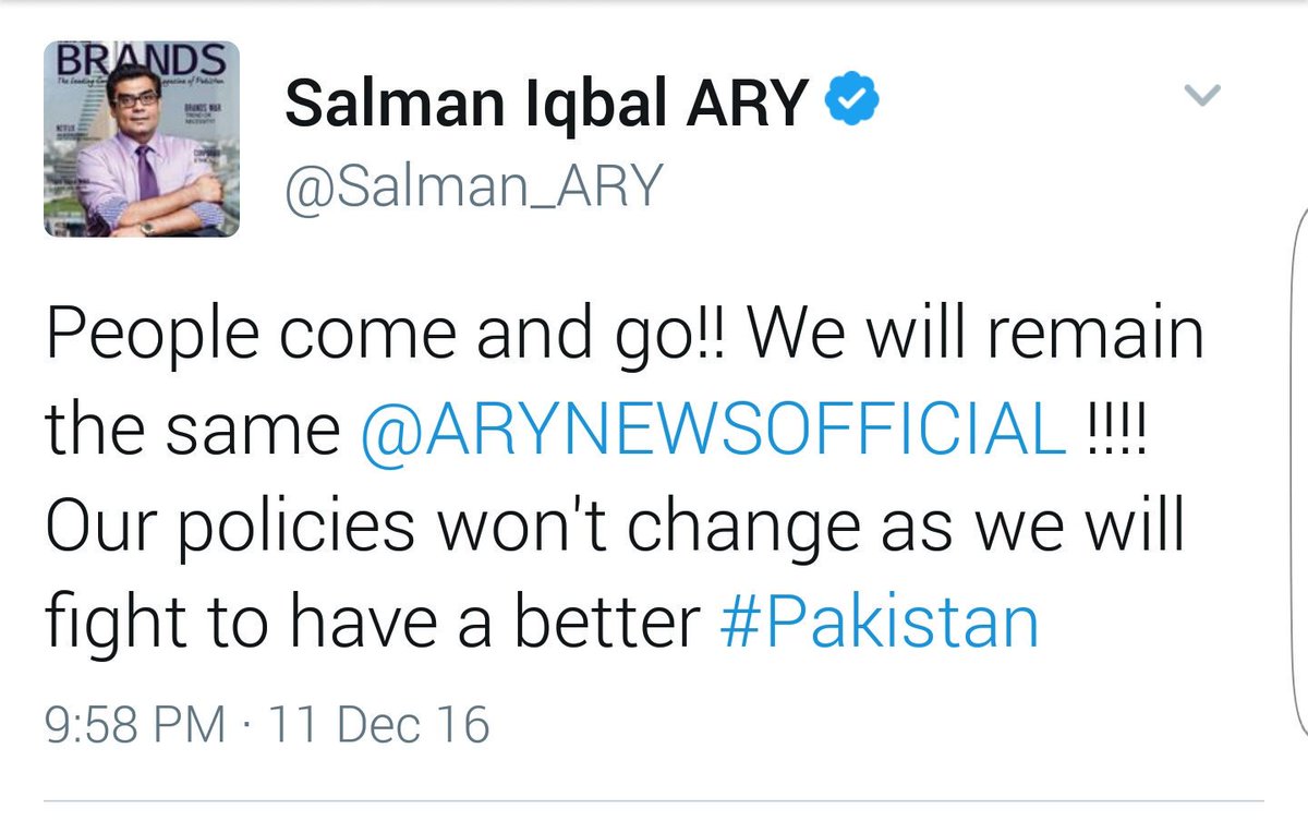 salman iqbal tweeted this when gen. asim bajwa was replaced by gen.asif Ghafoor