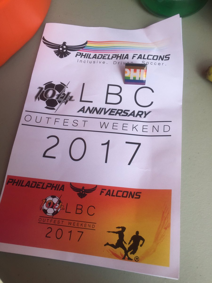 dykeumentary's tweet photo. The black &amp; brown stripes in the #Philiy #queerFlag are especially well represented on Falcons soccer teams. That's something to be proud of https://t.co/zIuWnDOW8m