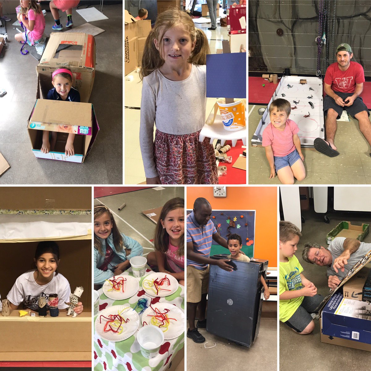 What an amazing morning of making! Thank you Ms. Koontz!! #ItsWorthIt #CardboardChallenge