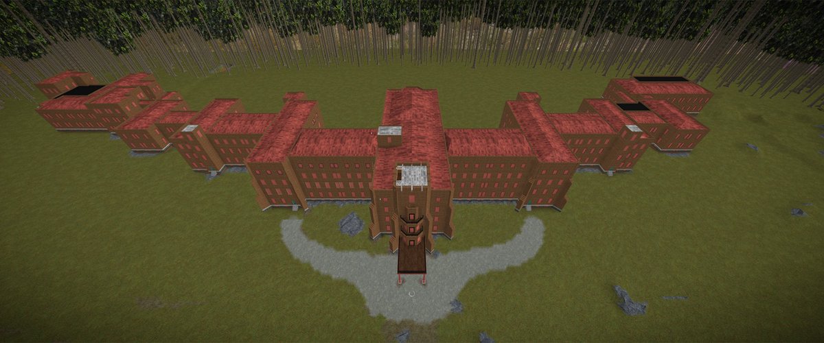 I don't know what the largest building on Roblox is, but with over 1,200 rooms, my asylum must be a contender. #Roblox #ROBLOXDev