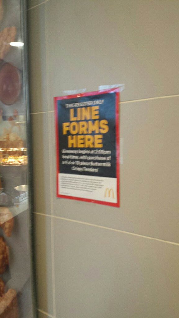 Yes!!! I am in line and I WILL GET SEZCHUAN SAUCE!!! #rickandmorty #mcdonalds #horeshoesUpMyAssLucky