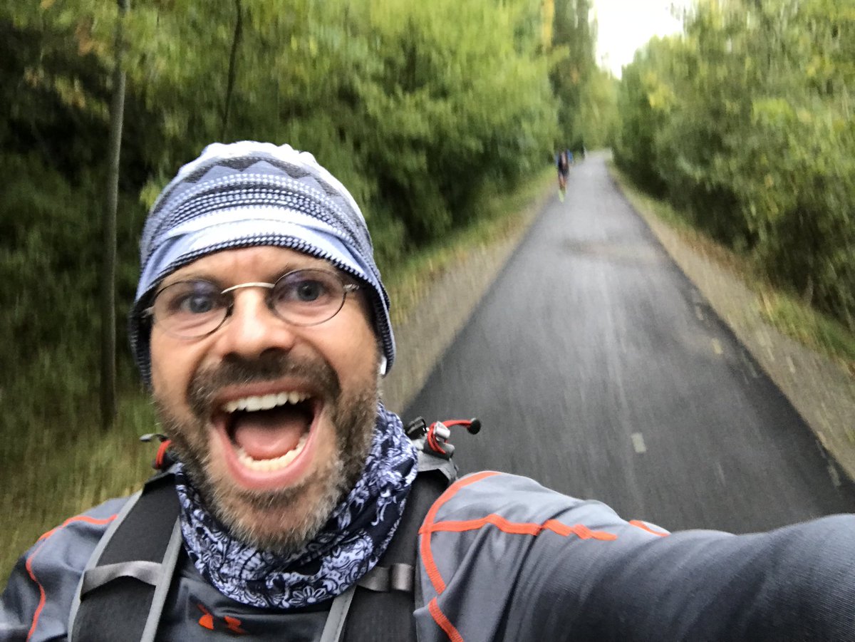 McDLoeb's tweet photo. Finished my first ultra😀 71km @Taubertal100  - #kaputtaberglücklich
#NeverGiveUp https://t.co/y5o86Z4uYG