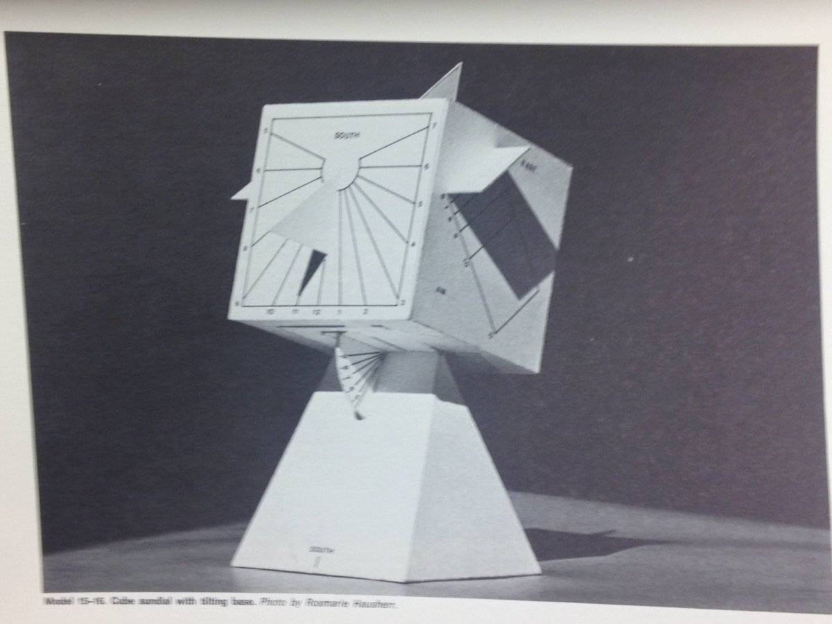 _stc's tweet image. beautiful paper sundials at the library of the space observatorium