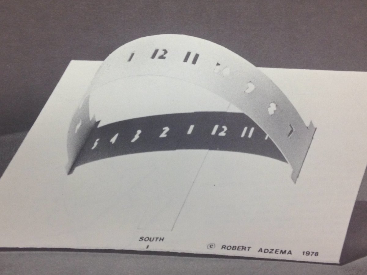 _stc's tweet image. beautiful paper sundials at the library of the space observatorium