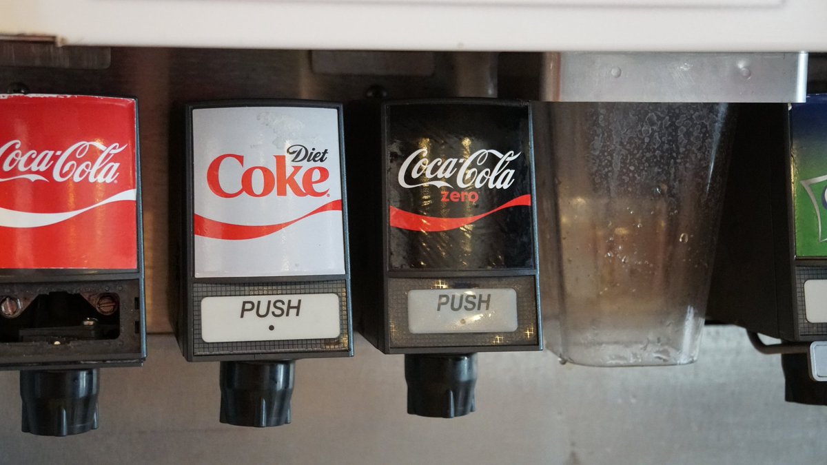 coke zero fountain machine