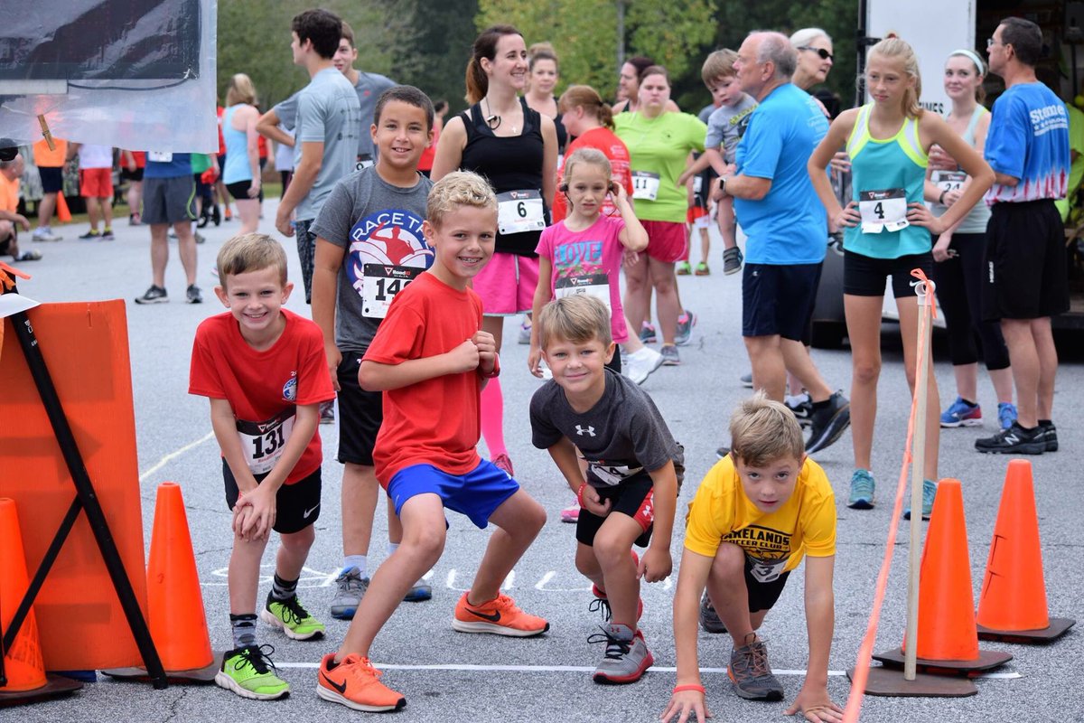 On your mark... Great <a href="/RaceTheHelix/">Race The Helix 5K</a> this morning!
