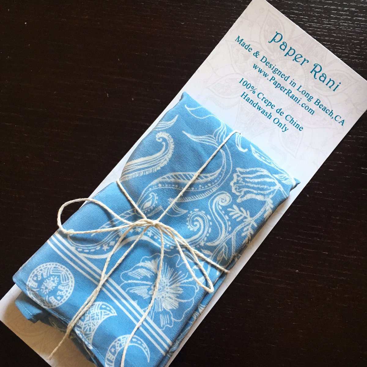 Paper_Rani's tweet photo. Trying out DIY packaging ideas! โจShop https://t.co/FI91z9WXLC โจ for my new handmade silk scarves. Only $30 + 15% off when you use code FALL15 at checkout! #madeinlongbeach #diy #shopsmall #handmade #narwhal #PaperRani https://t.co/0Eta7bhqxW