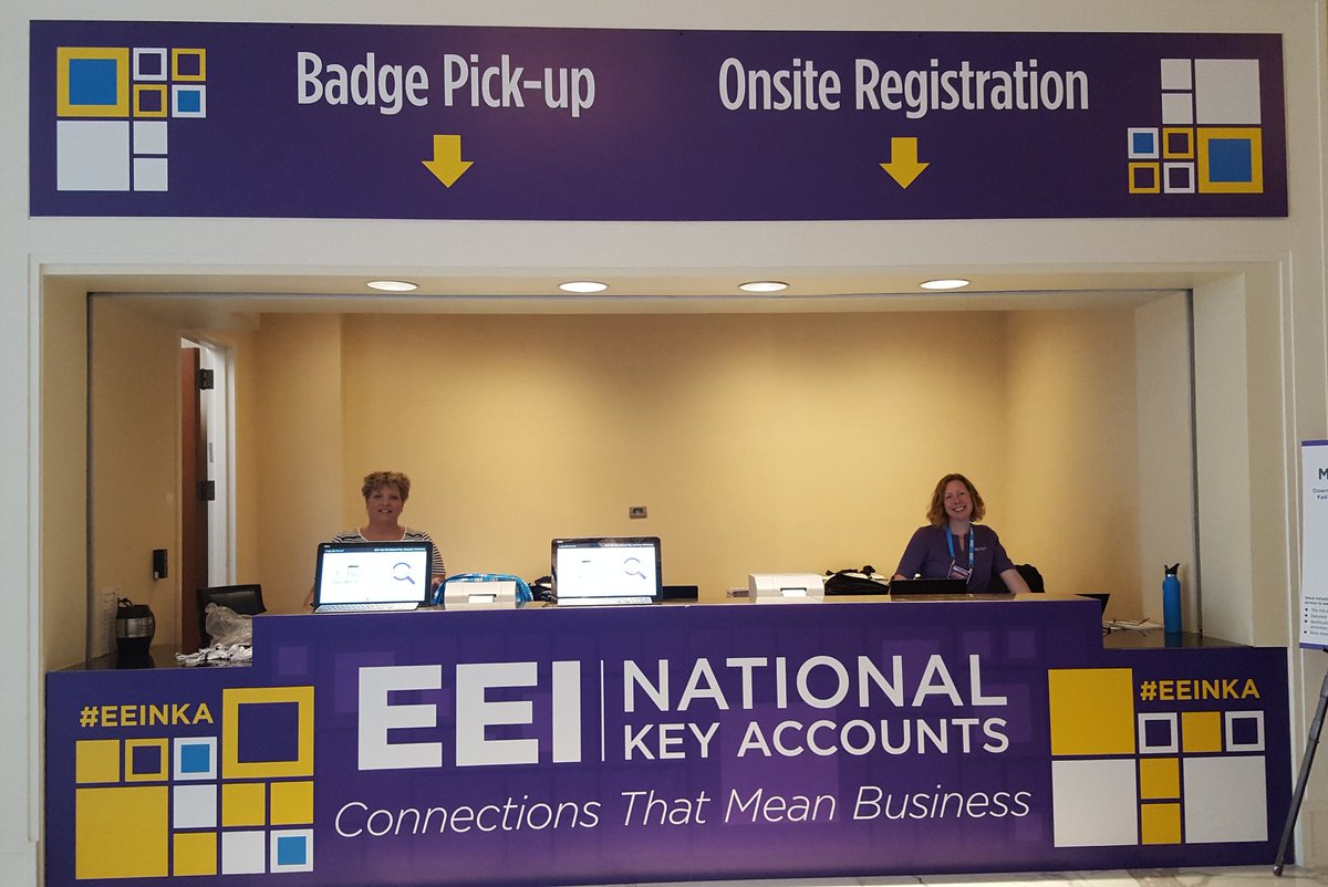 ExpoLogic_BW's tweet photo. Registration is open, stop by to pick up your badge! #EEINKA #ExpoLogic #BadgeSolutions https://t.co/jtJbkmQRm0