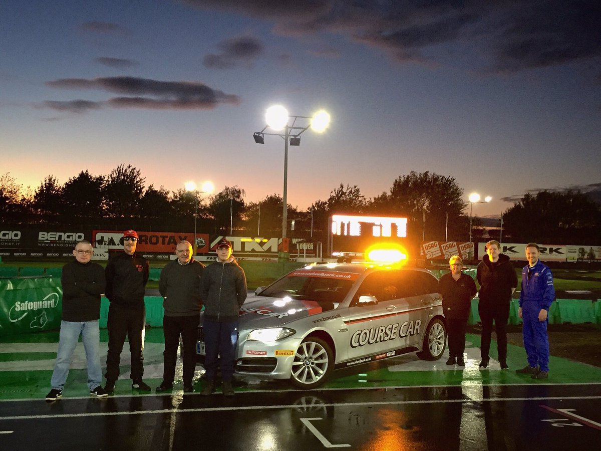 RACE NIGHT! Team Cadwell are taking part in a team endurance event at <a href="/kartpfi/">PFI Kart Circuit</a>. Even the Course Car got in on the action for a photo call 🏁