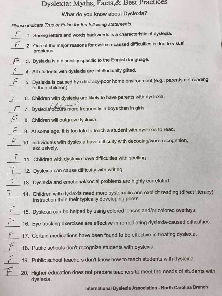 the hill center on twitter dyslexia fact or myth dayofdyslexia