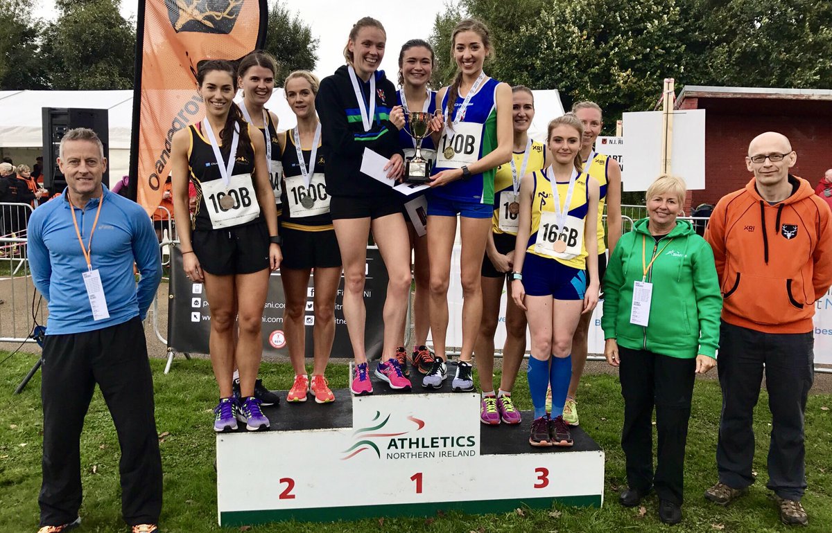 NiRunning's tweet photo. Fantastic day at @OrangegroveAC hosted @AthleticsNI Road Relays!  

Now off to @LUSH_OFFICIAL Classics at SSE Arena w/ great friends! :o) https://t.co/EQUPDfgLY4