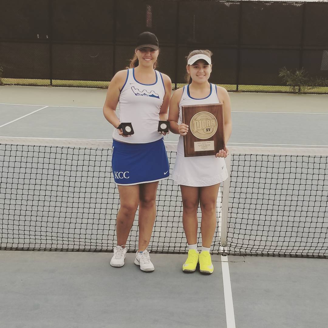 KCCWAVE's tweet image. Second place Doubles...Tamila Latif-Zade Tamila Teamed &amp;amp; Kamilla Shulanova.#kccwave