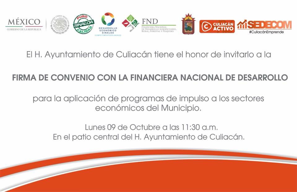 SedecomCuliacan's tweet image. Firma de convenio, más oportunidades a nuestro Municipio.
¡Te esperamos!